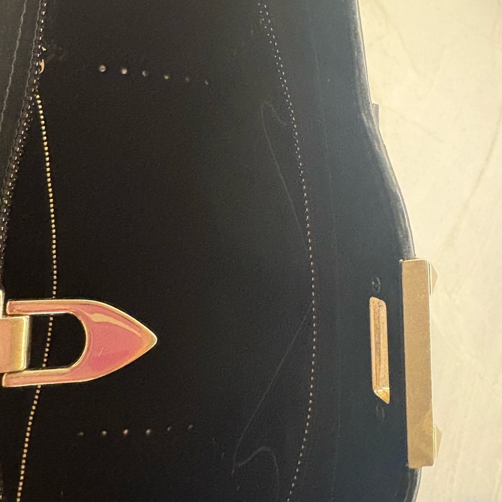 Valentino Garavani Black Tote with Gold Studs - Picture 12 of 12